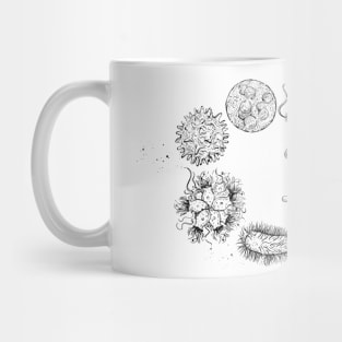 Human viruses and microbes Mug